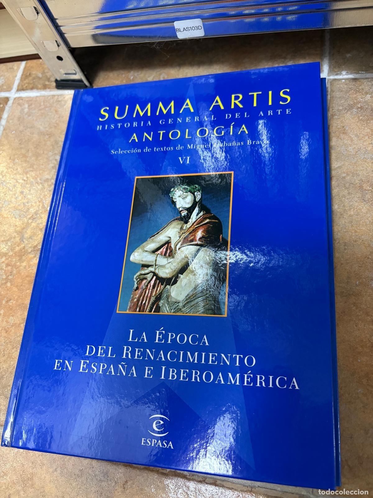 Libros de segunda mano: BLAS103D Summa Artis Antolog&iacute;a VI Renacimiento en Espa&ntilde;a e Iberoam&eacute;rica Espasa