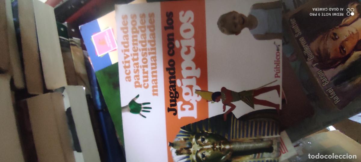 Libros de segunda mano: JUGANDO CON LOS EGIPCIOS - ACTIVIDADES, PASATIEMPOS, CURIOSIDADES, MANUALIDADES - ED. PUBLICO - 2008