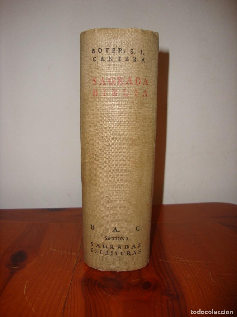 Libros de segunda mano: SAGRADA BIBLIA. VERSION CRITICA SOBRE LOS TEXTOS HEBREO Y GRIEGO. BOVER CANTERA (BAC, 1951)