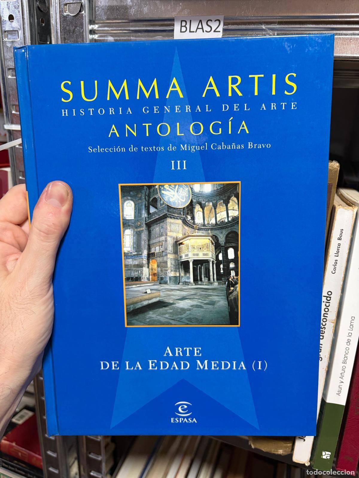 Libros de segunda mano: BLAS2 Summa Artis Antolog&iacute;a III Miguel Caba&ntilde;as Bravo Espasa