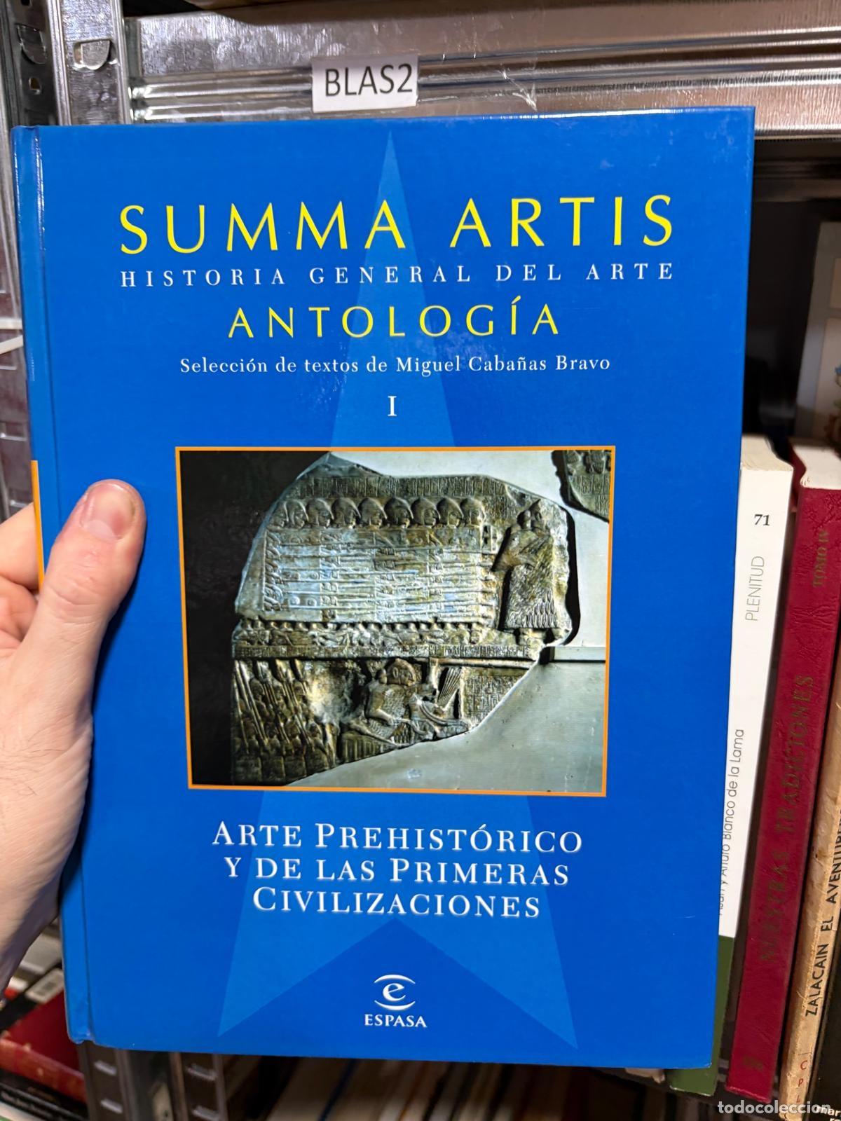Libros de segunda mano: BLAS2 Summa Artis Antolog&iacute;a I Miguel Caba&ntilde;as Bravo Espasa