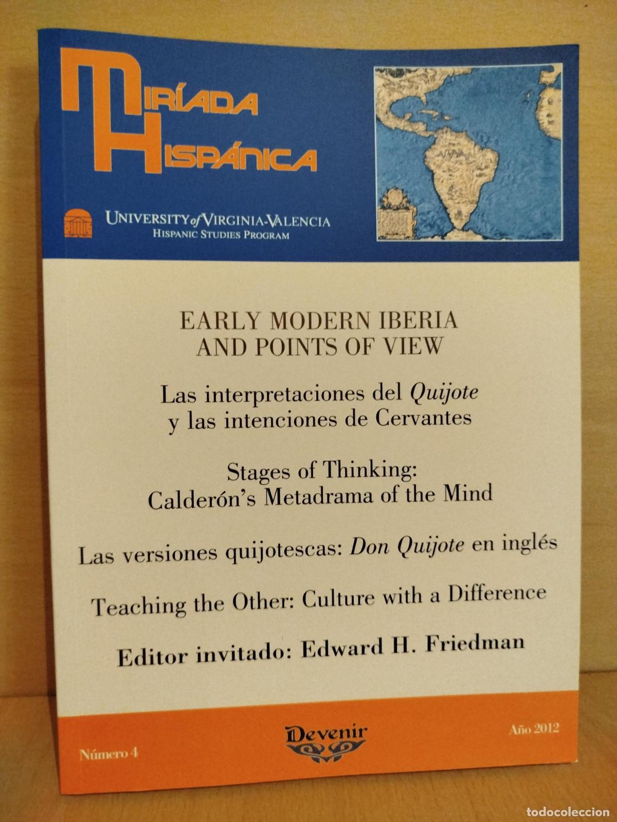 Libros de segunda mano: Mir&iacute;ada hisp&aacute;nica. N&uacute;mero 4, A&ntilde;o 2012. Early modern Iberia and point of view - Vv. Aa.