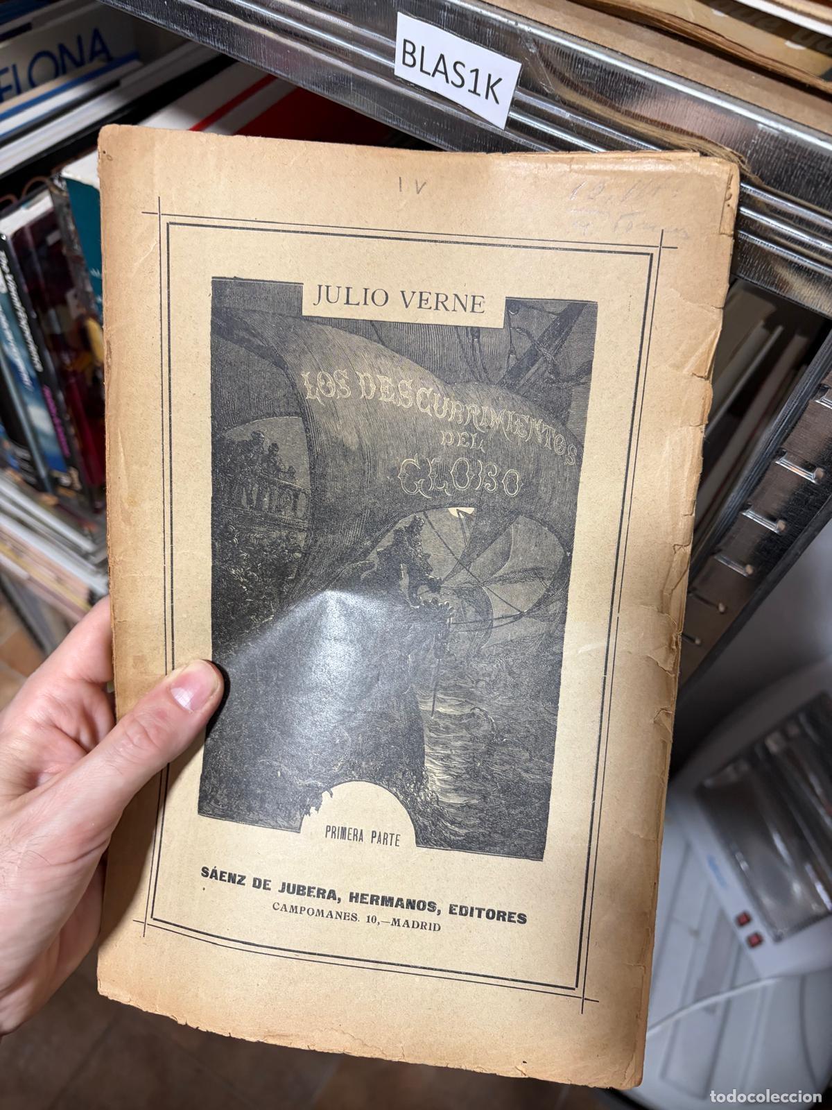 Libros de segunda mano: BLAS1K Los descubrimientos del globo Primera parte Julio Verne S&aacute;enz de Jubera