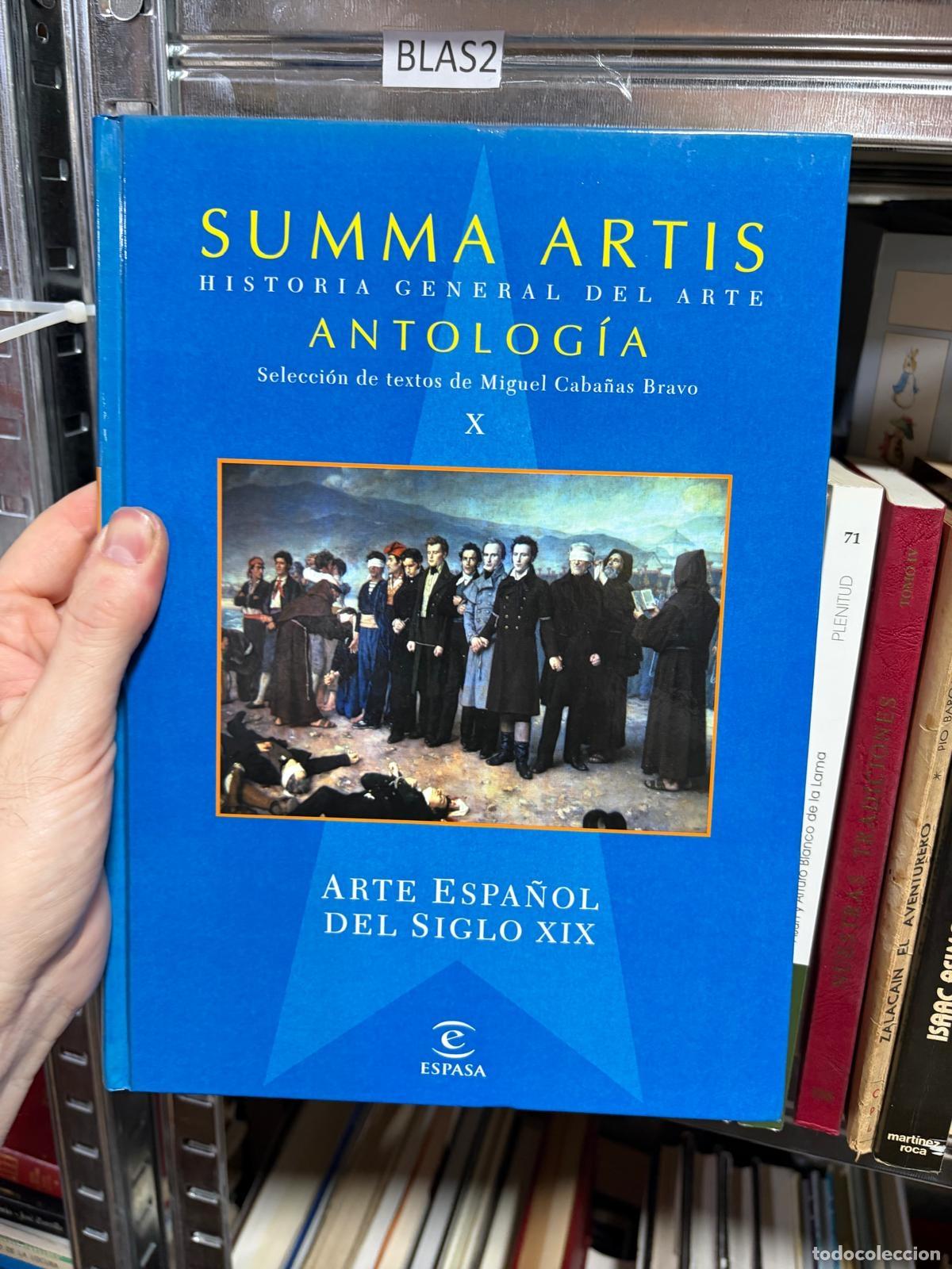 Libros de segunda mano: BLAS2 Summa Artis Antolog&iacute;a X Arte espa&ntilde;ol siglo XIX Miguel Caba&ntilde;as Bravo Espasa