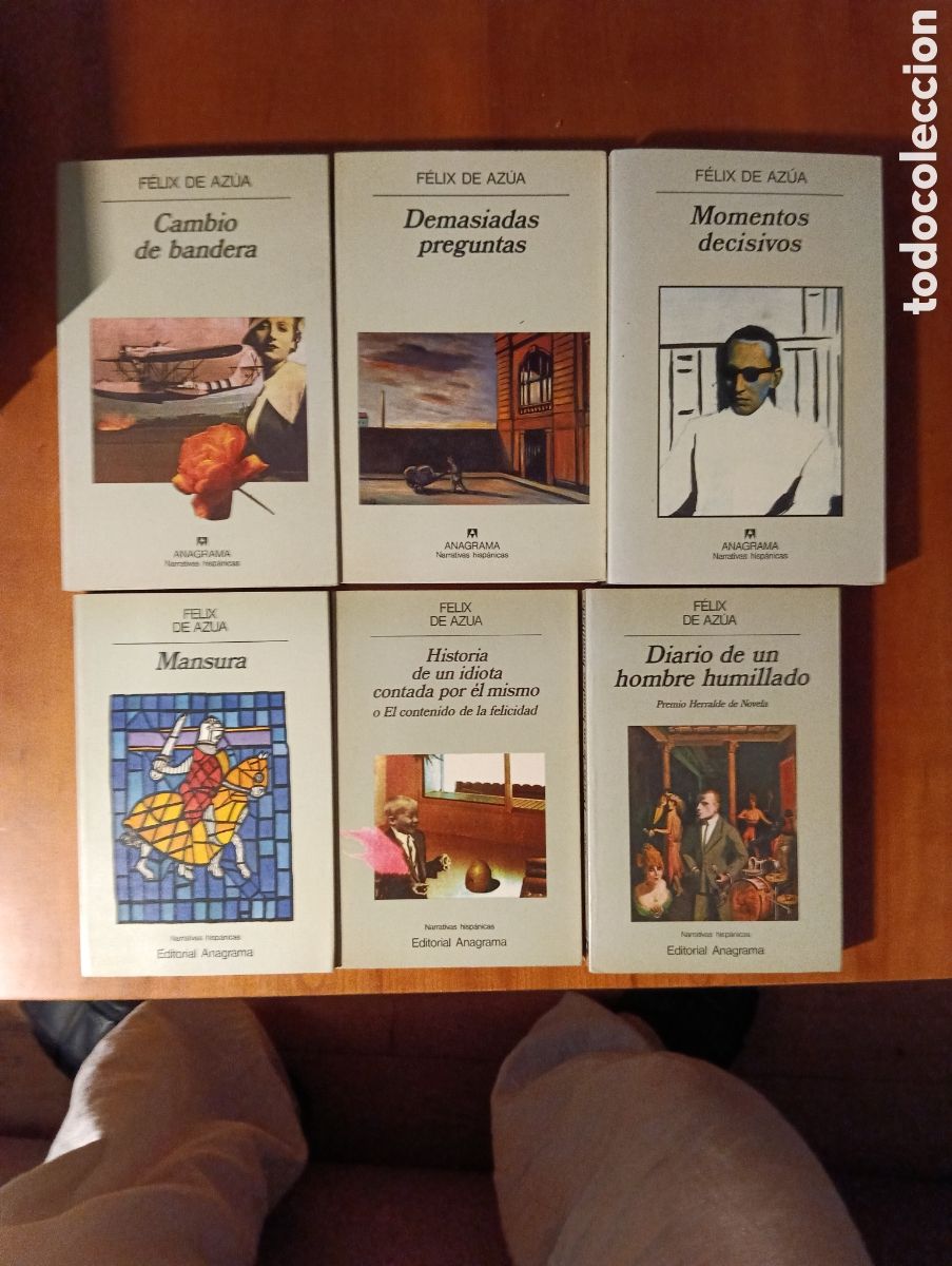 Livros em segunda m&atilde;o: 6 Libros F&eacute;lix de Azua. Narrativas hispanicas