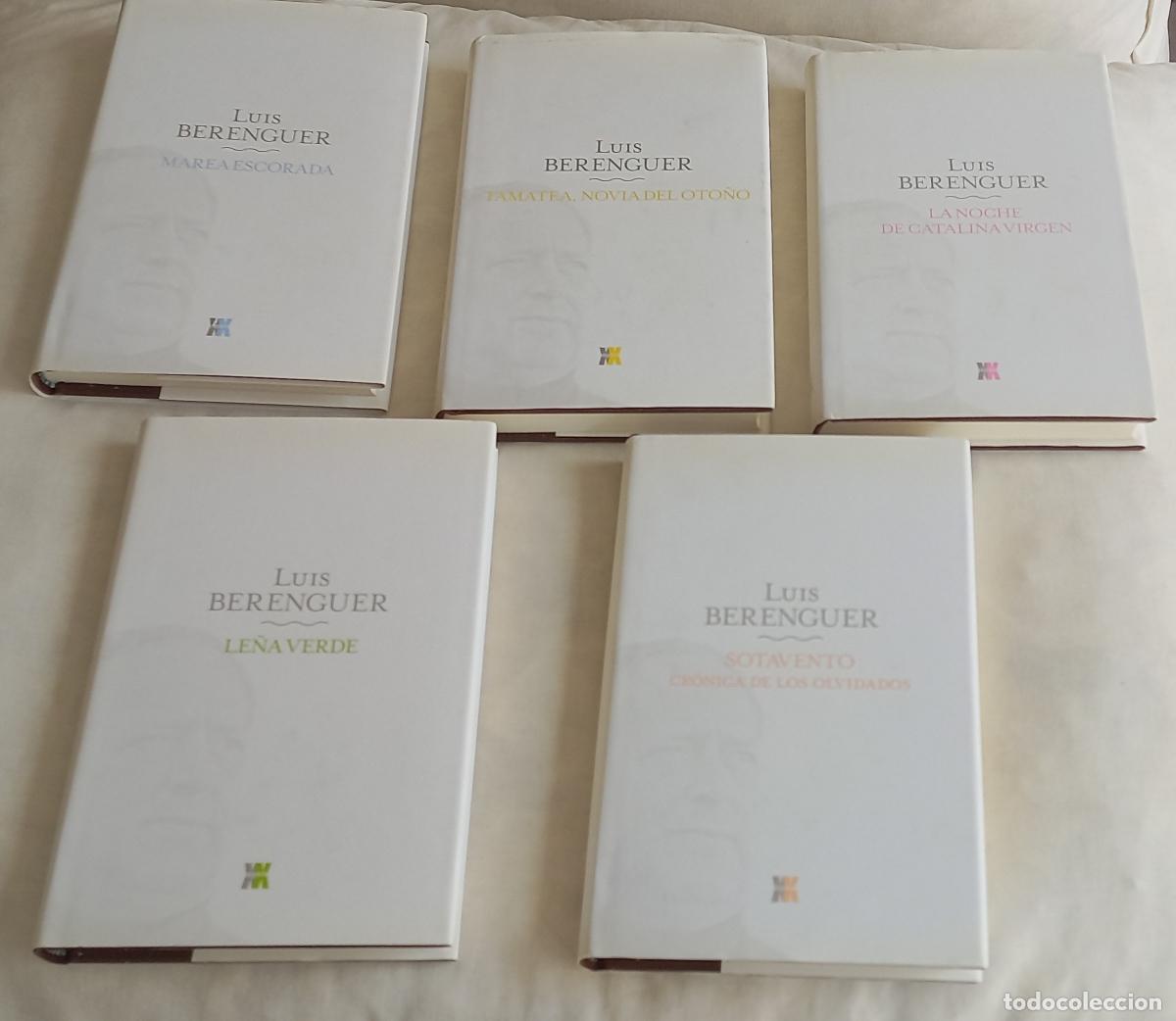 Libros de segunda mano: Luis Berenguer. Marea escorada-Tamatea novia oto&ntilde;o-La noche de Catalina Virgen-Le&ntilde;a verde-Sotavento