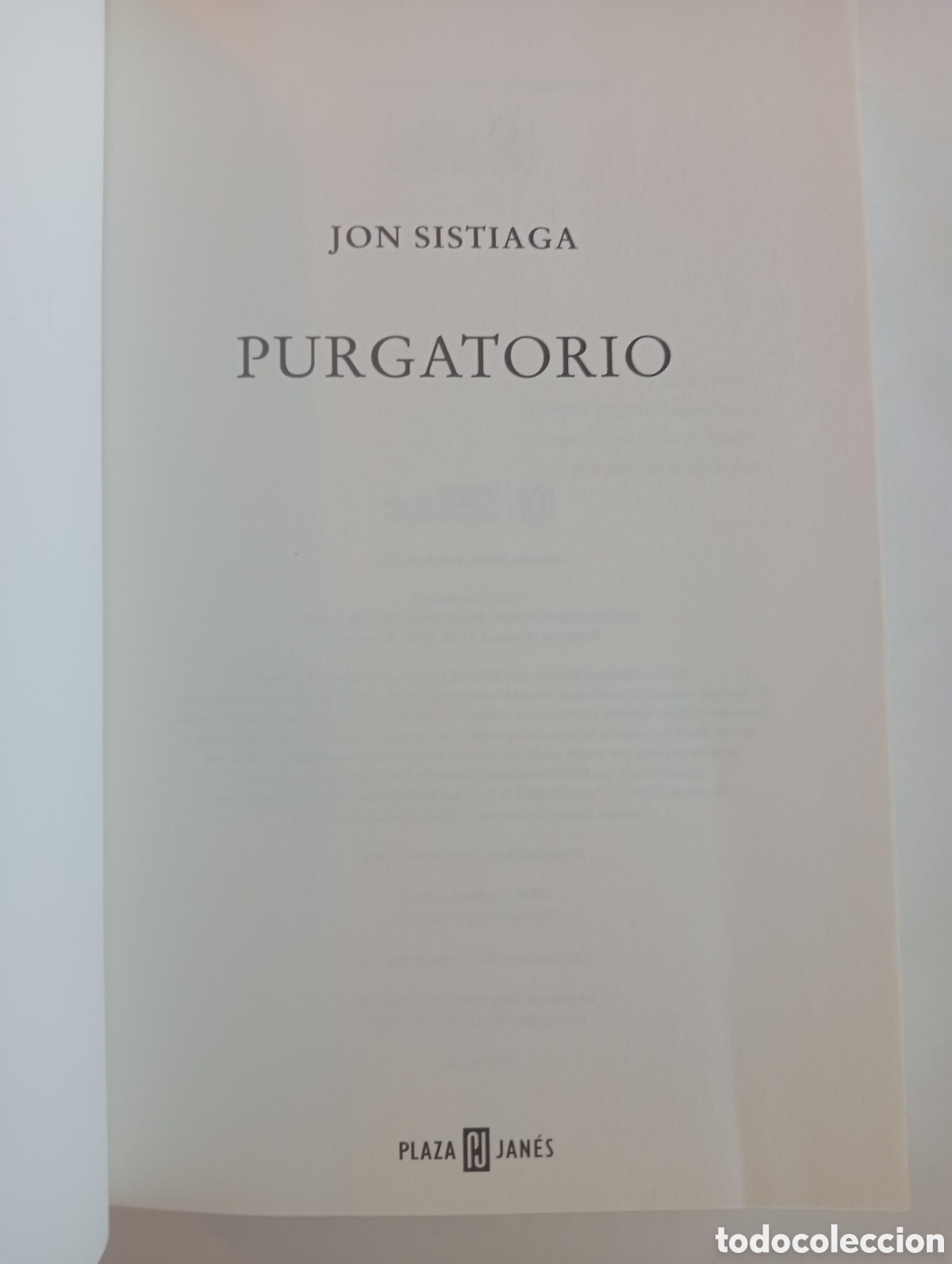 Libros de segunda mano: Purgatorio / Jon Sistiaga - Foto 3
