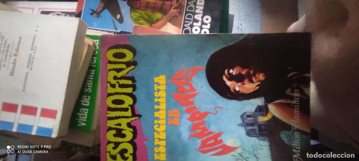 Libros de segunda mano: ESPECIALISTA EN VAMPIROS, ESCALOFRIO N&ordm; 4, MILTON HAMILTON, ED. PETRONIO, 1979 libro