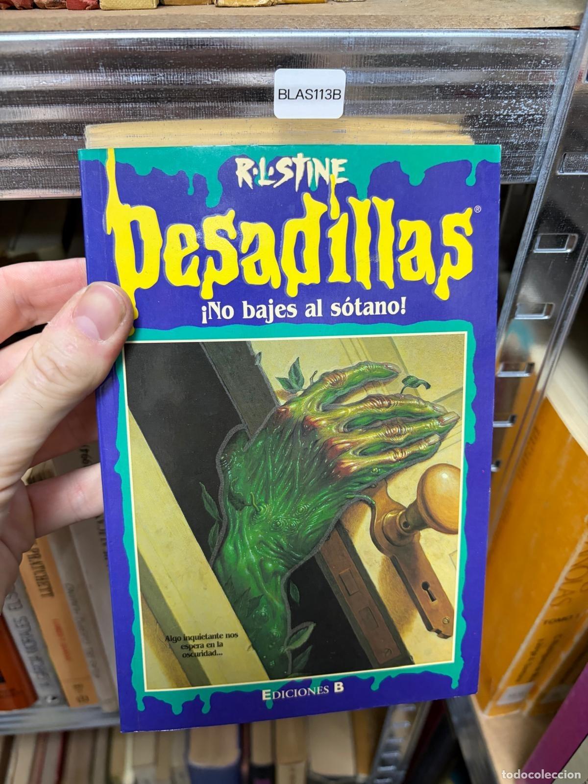 Second hand books: BLAS113B R.L. Stine Despabilillas &iexcl;No bajes al s&oacute;tano! Ediciones B