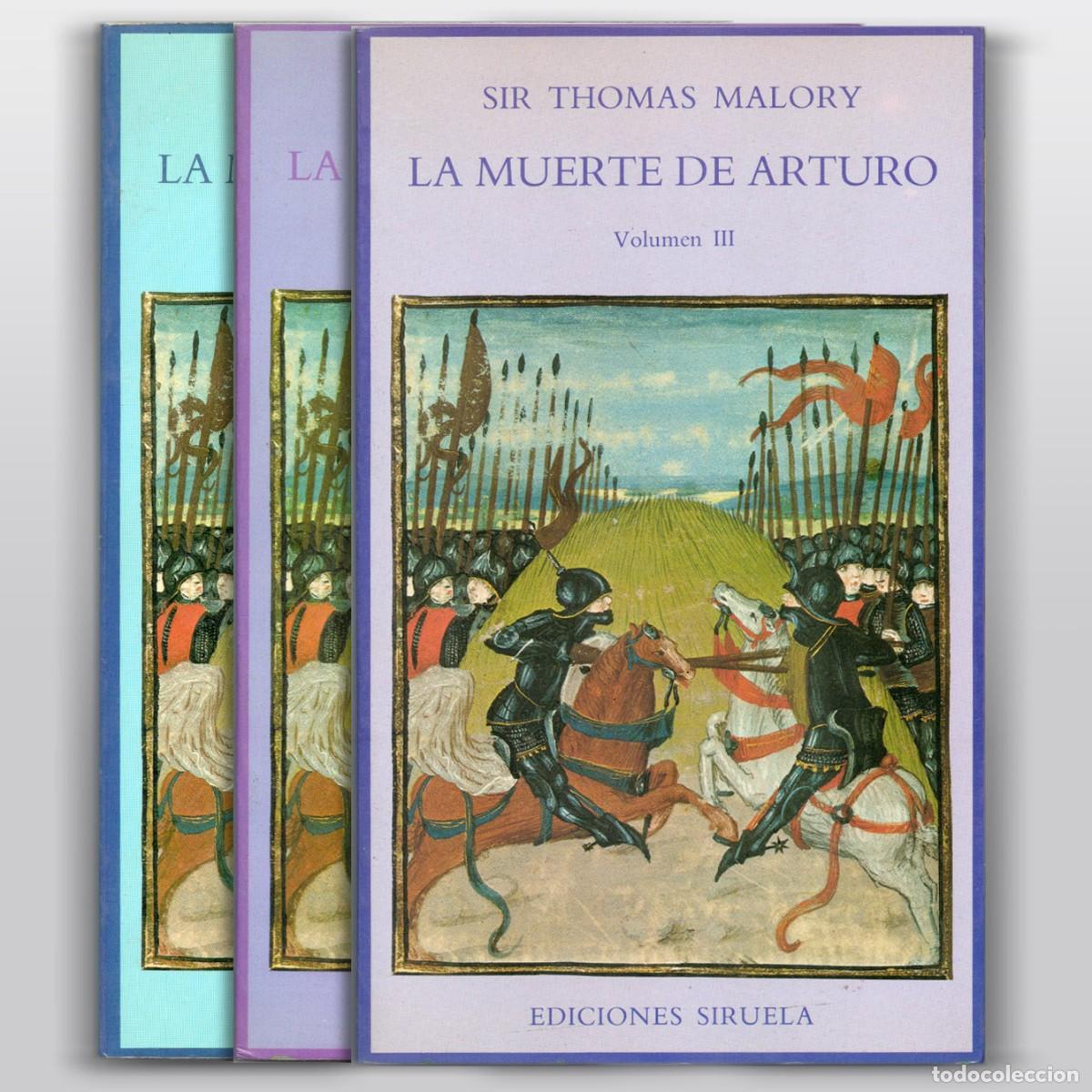 Libros de segunda mano: LA MUERTE DE ARTURO 1 - 3 (Obra Completa) Sir Thomas Malory