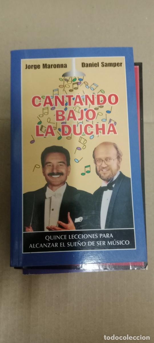 Libros de segunda mano: CANTANDO BAJO LA DUCHA JORGE MARONNA DANIEL SAMPER LIBRO CU-06
