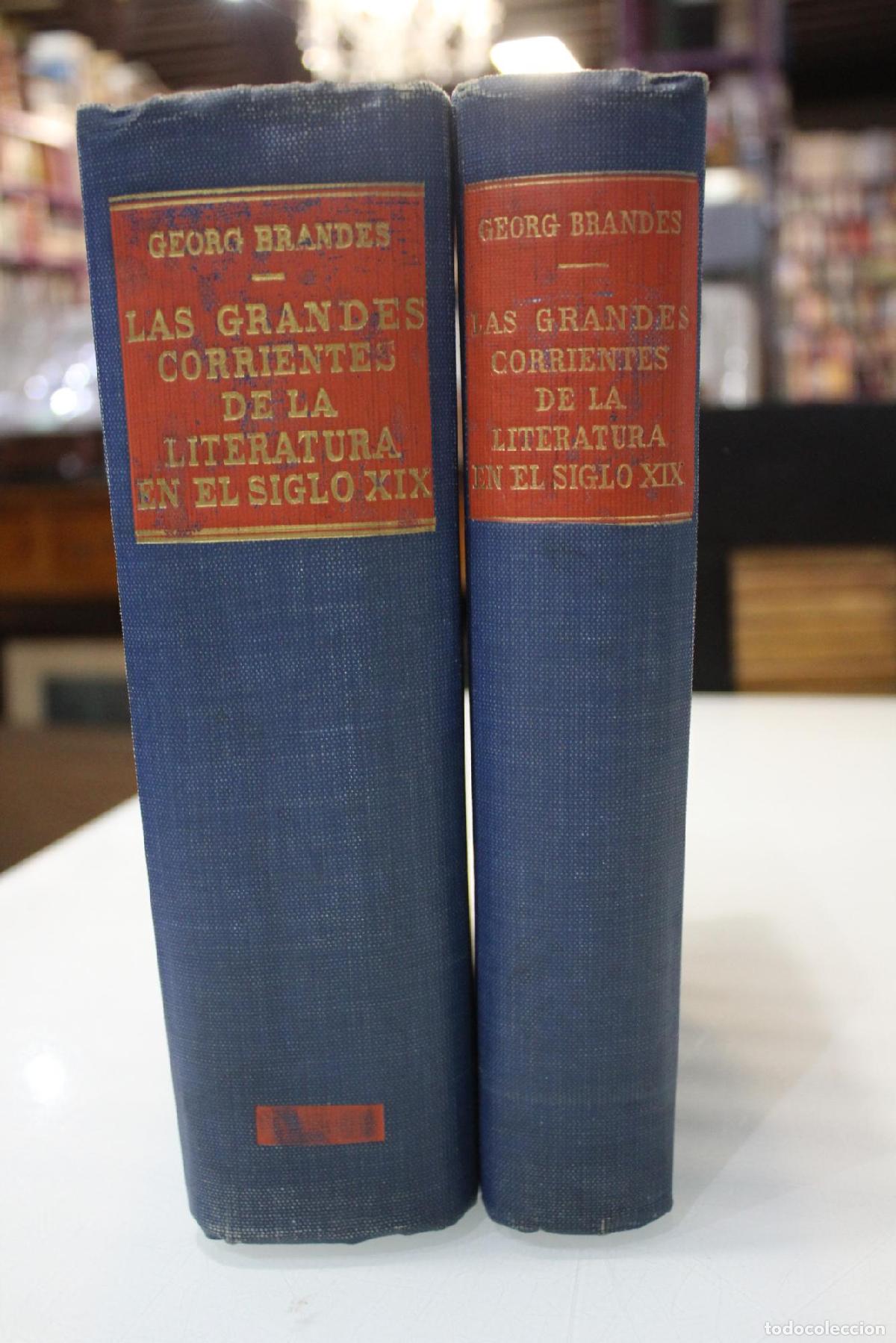 Libros de segunda mano: Las grandes corrientes de la literatura en el siglo XIX.- Dos vol&uacute;menes. - Brandes, Georg.