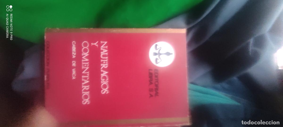 Libros de segunda mano: Naufragios y comentarios, Cabeza de Vaca
