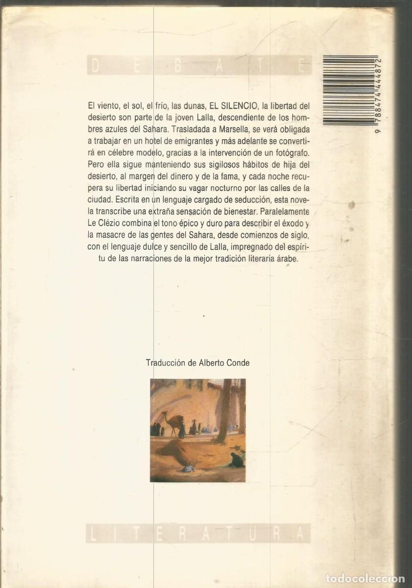 Libros de segunda mano: LE CLEZIO. DESIERTO. DEBATE - Foto 2