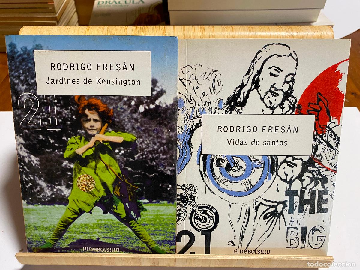 Libros de segunda mano: JARDINES DE KENSINGTON + VIDAS DE SANTOS. RODRIGO FRES&Aacute;N. DEBOLSILLO.