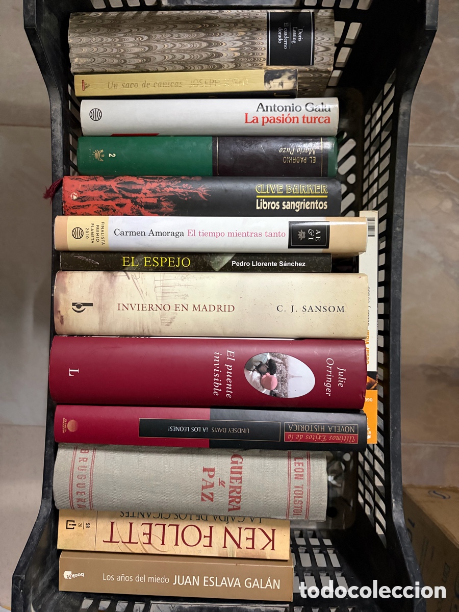 Libros de segunda mano: Lote de 13 novelas en espa&ntilde;ol leon tolstoi ken follett lindsey davis Antonio gala