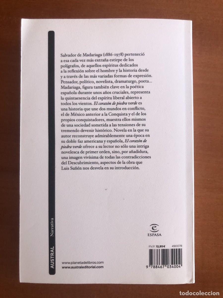 Libros de segunda mano: El coraz&oacute;n de piedra verde - Foto 3