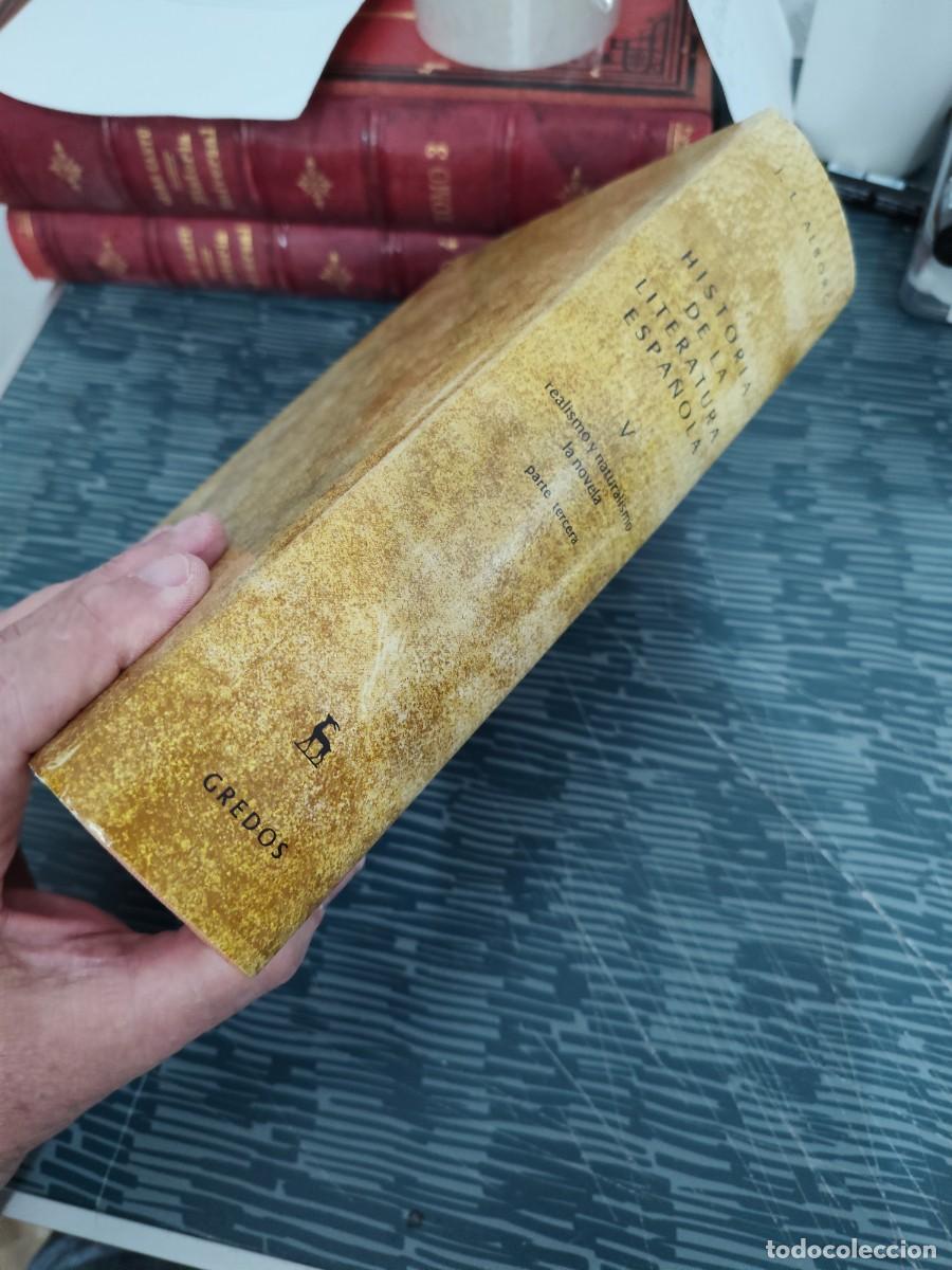 Libros de segunda mano: HISTORIA DE LA LITERATURA ESPA&Ntilde;OLA, REALISMO Y NATURALISMO,LA NOVELA. JUAN LUIS ALBORD. TOMO V.