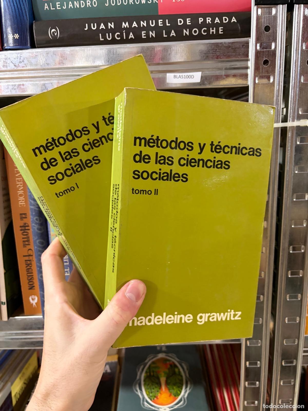 Libros de segunda mano: BLAS100E Madeleine Grawitz M&eacute;todos y t&eacute;cnicas de las ciencias sociales. Tomos I y II Hispano Europea