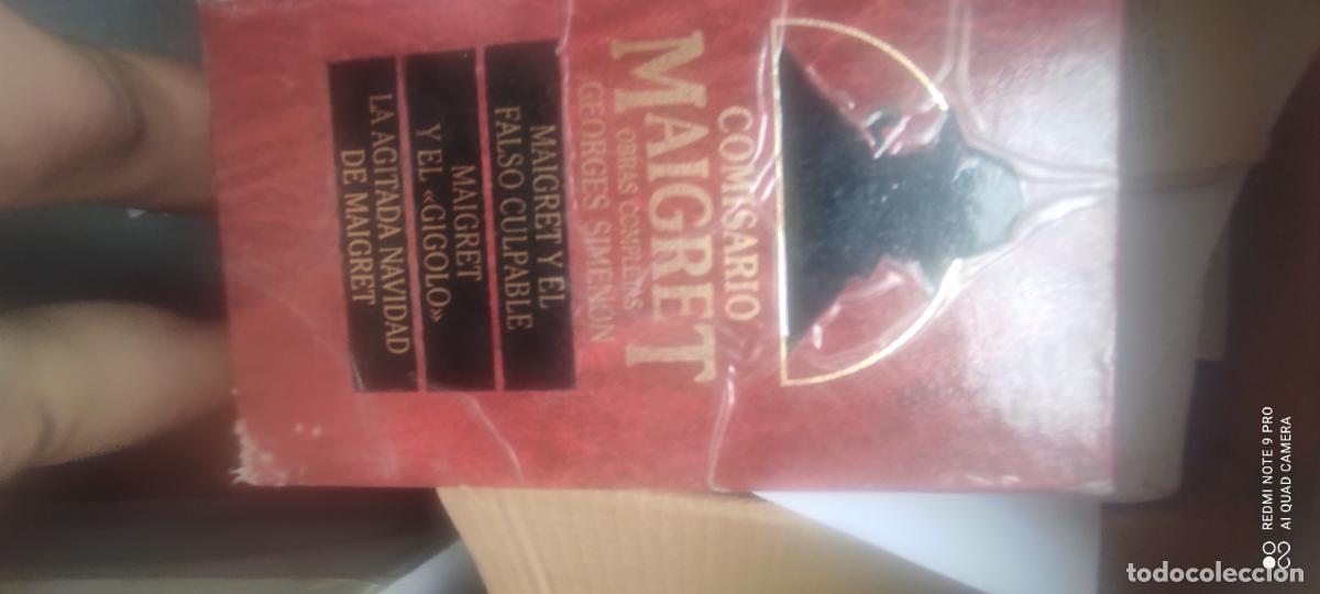 Libros de segunda mano: Maigret y el falso culpable; Maigret y el gigolo ; La agitada navidad de Maigret l