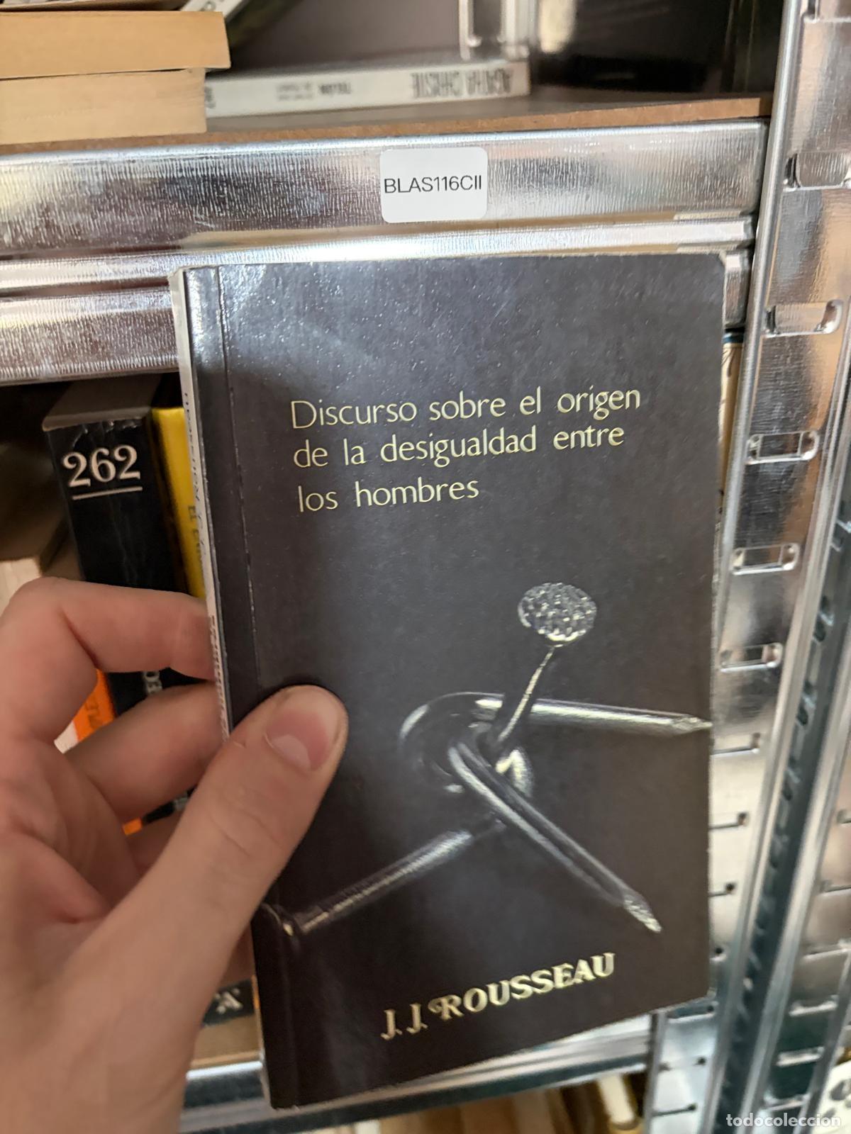 Libros de segunda mano: BLAS116CII J.J. Rousseau Discurso sobre el origen de la desigualdad