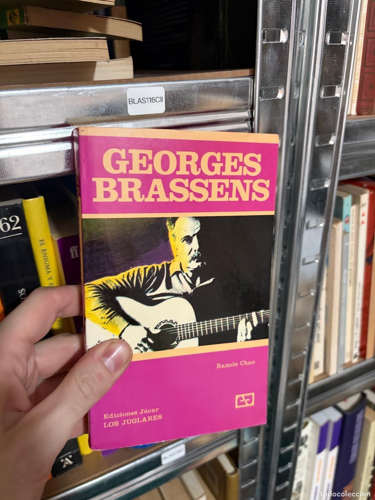 Libros de segunda mano: BLAS116CII Ram&oacute;n Chao Georges Brassens Ediciones J&uacute;car, Los Juglares