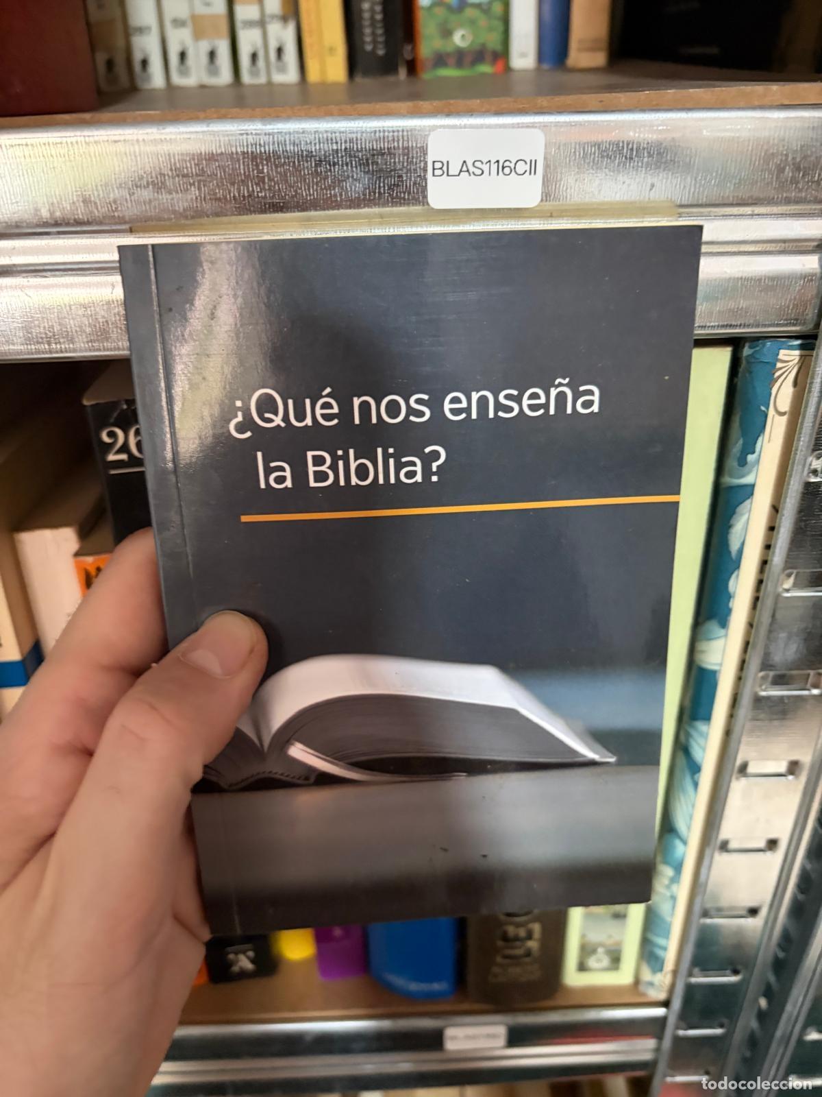Libri di seconda mano: BLAS116CII &iquest;Qu&eacute; nos ense&ntilde;a la Biblia?