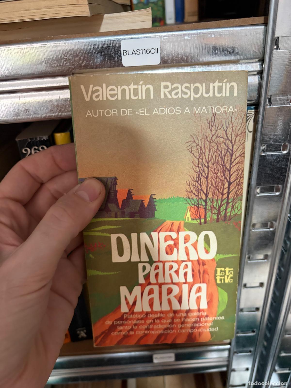 Libros de segunda mano: BLAS116CII Dinero para Mar&iacute;a. Colecci&oacute;n Rotativa valentin rasutin