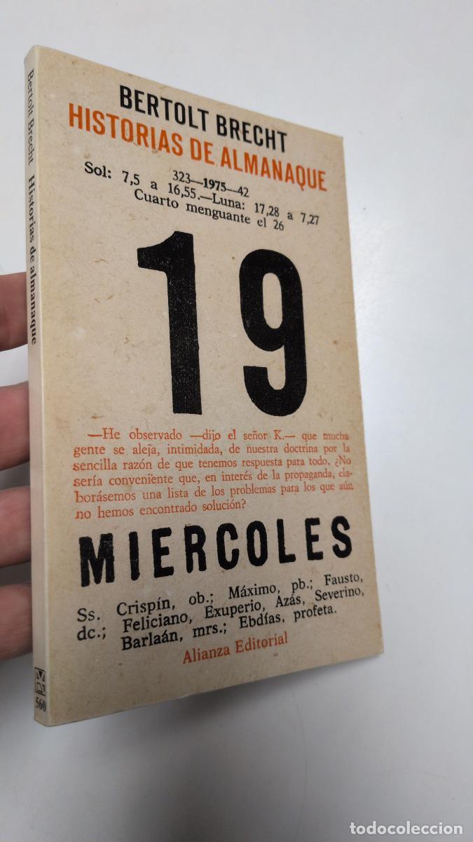 Libros de segunda mano: Historias de almanaque - Bertolt Brecht