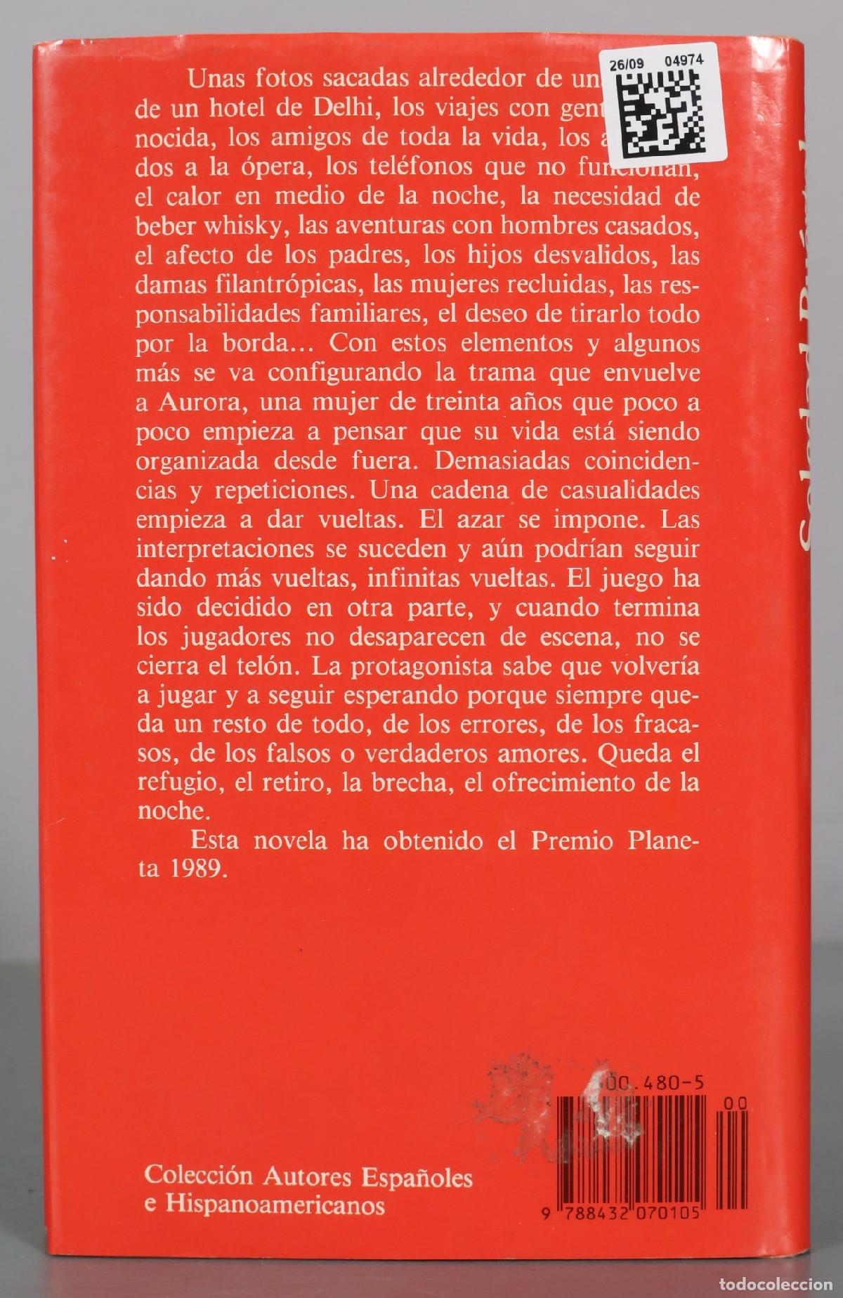 Libros de segunda mano: Queda la noche - Soledad Pu&eacute;rtolas - Editorial Planeta - Foto 2