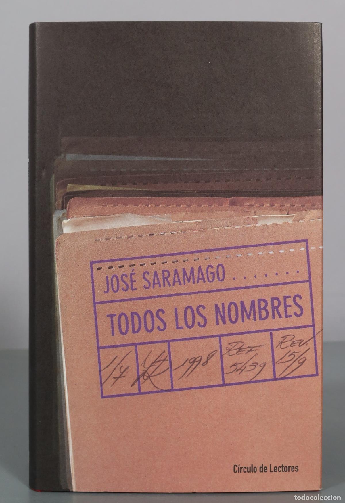 Libros de segunda mano: Todos los nombres - Jos&eacute; Saramago - C&iacute;rculo de Lectores