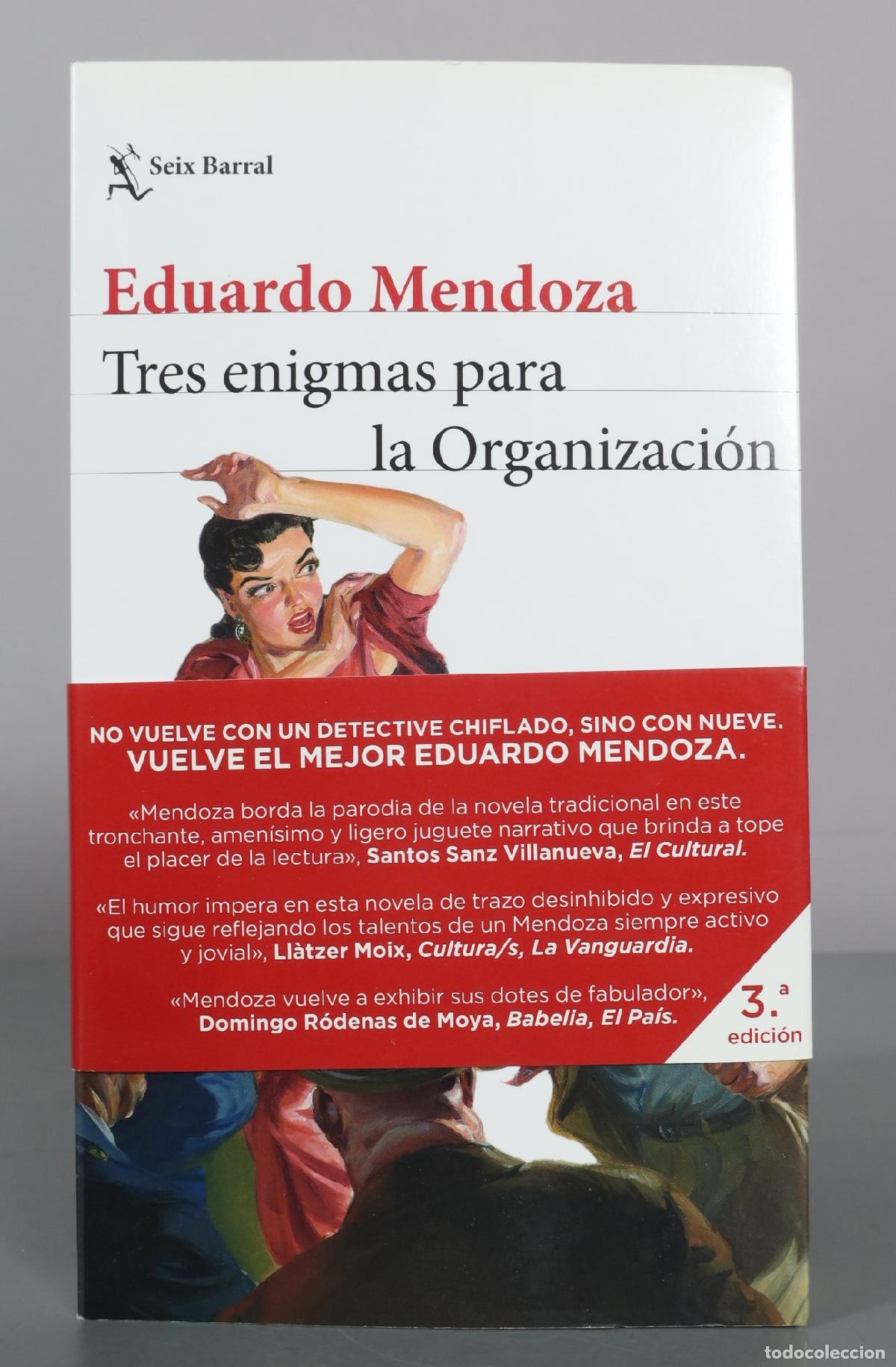 Libros de segunda mano: Tres enigmas para la Organizaci&oacute;n - Eduardo Mendoza - Seix Barral