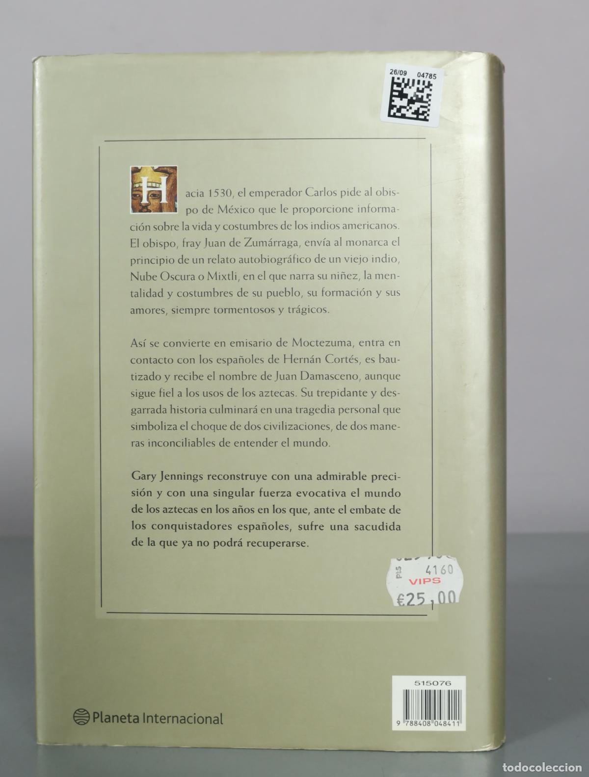 Libros de segunda mano: Azteca - Gary Jennings - Planeta Internacional - Foto 2