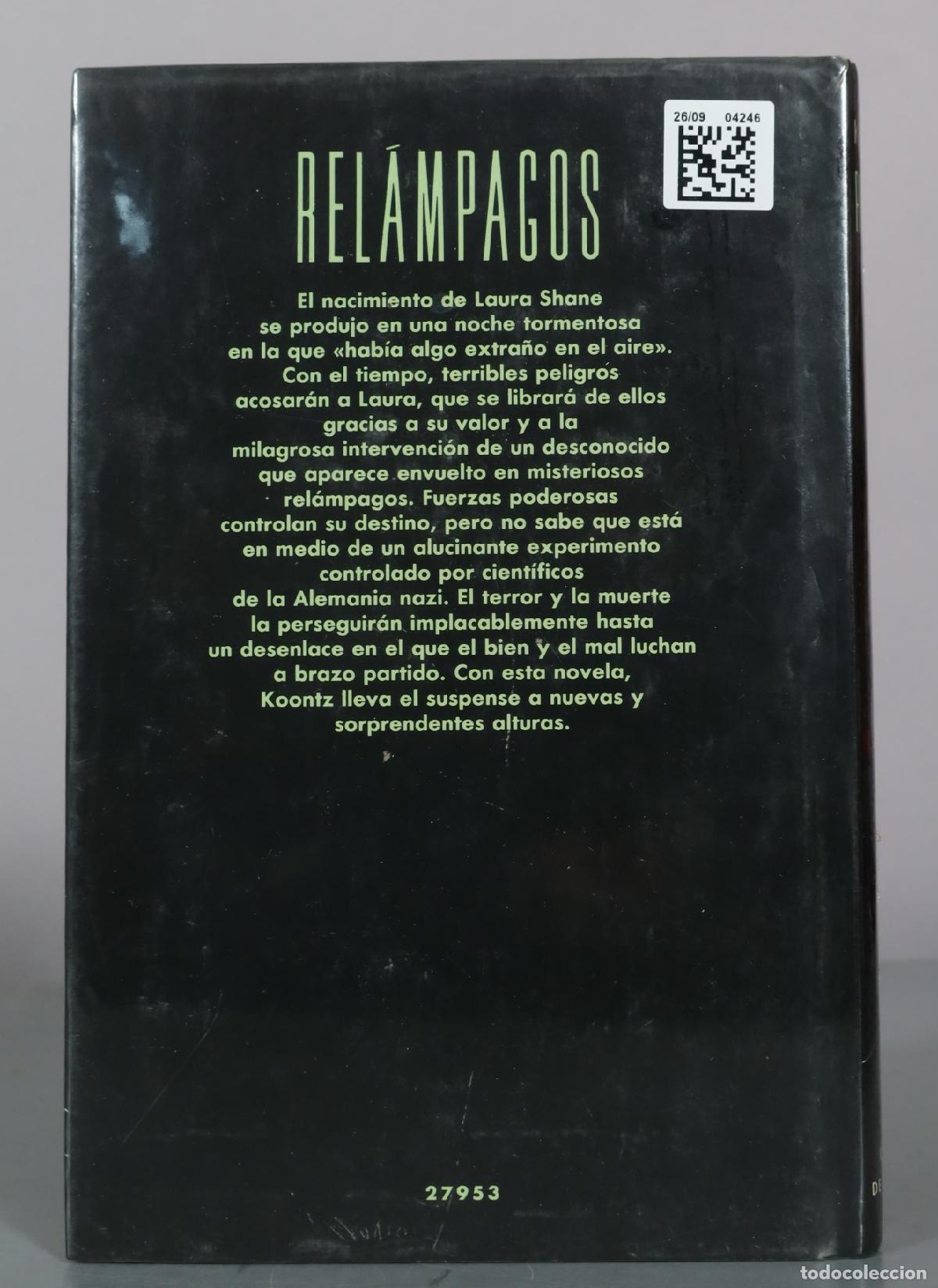 Libros de segunda mano: Rel&aacute;mpagos - Dean R. Koontz - C&iacute;rculo de Lectores - Foto 2