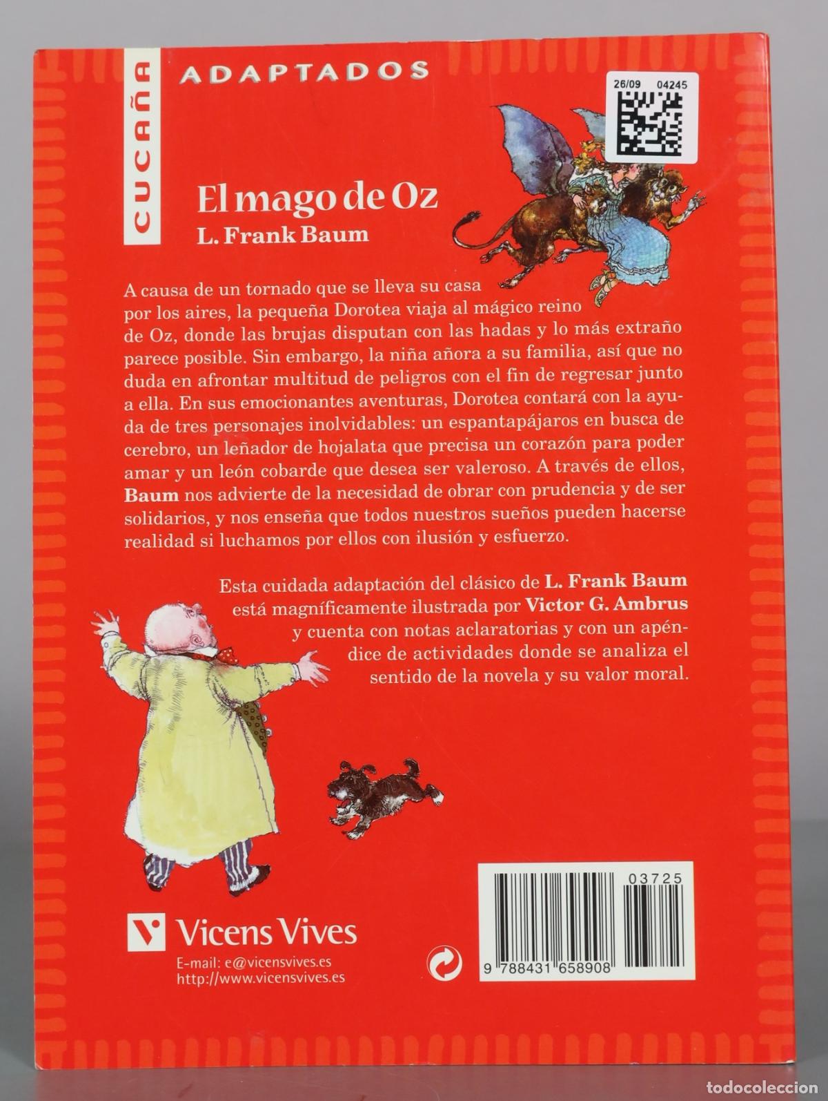 Libros de segunda mano: El mago de Oz - L. Frank Baum - Vicens Vives - Foto 2