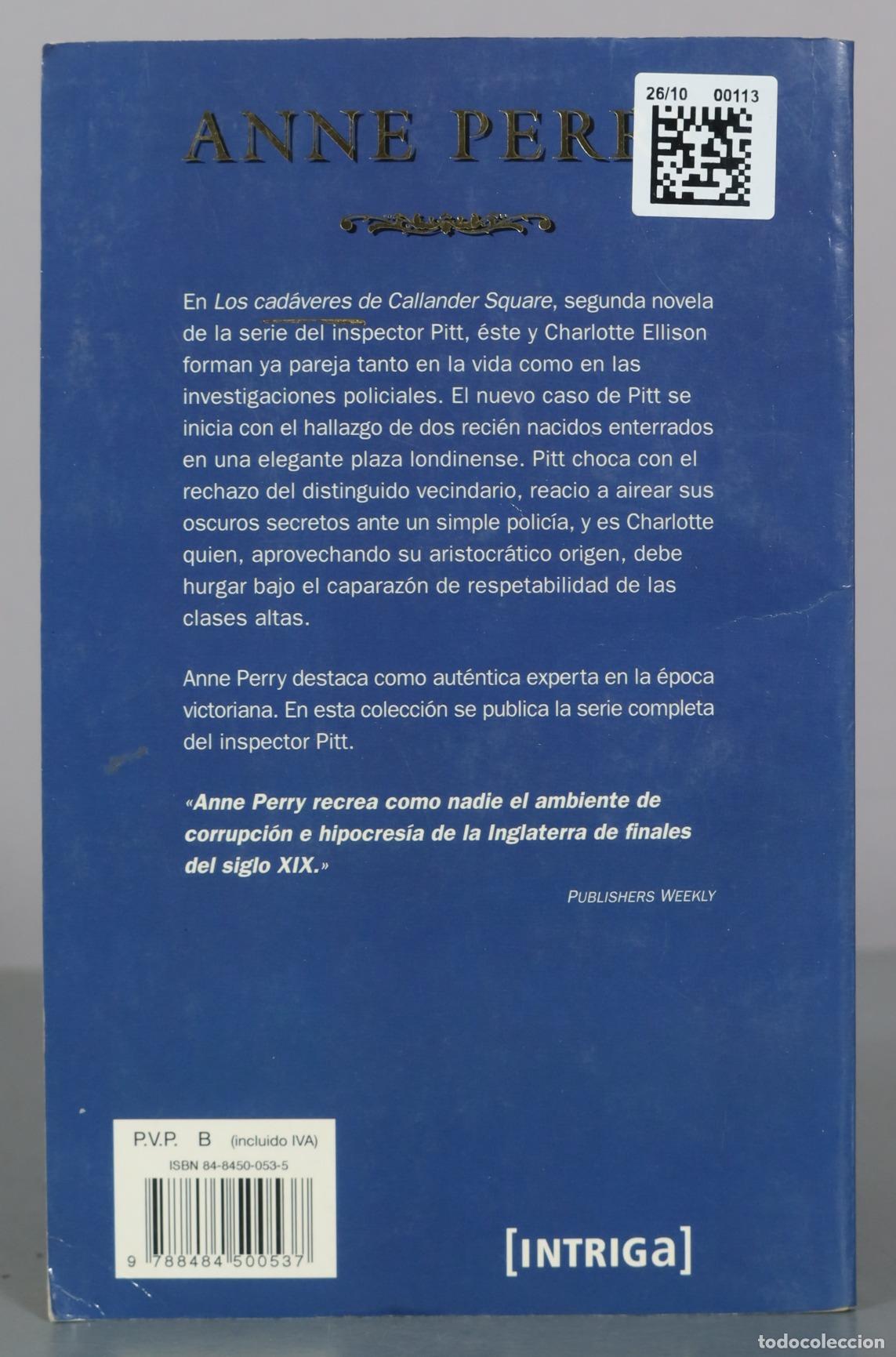 Libros de segunda mano: Los cad&aacute;veres de Callander Square Perry, Anne - Foto 2