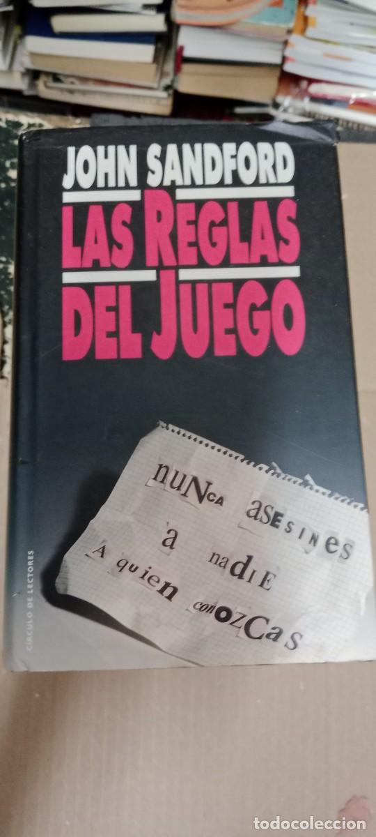 Libros de segunda mano: LAS REGLAS DEL JUEGO JOHN SANDFORD LIBRO CU-05