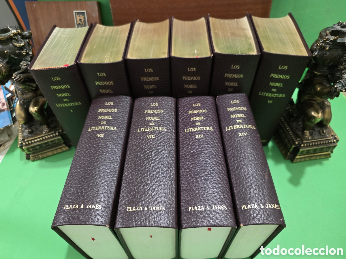 Libros de segunda mano: &rdquo;&rdquo;LOS PREMIOS NOBEL DE LITERATURA&rdquo;&rdquo;...10 TOMOS...PLAZA Y JANES...A&Ntilde;OS 70...