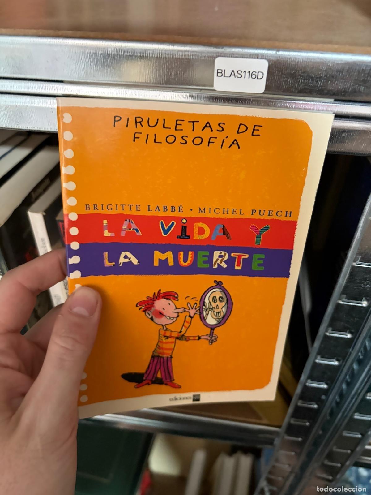 Libros de segunda mano: BLAS116D - Brigitte Labb&eacute; y Michel Puech - La vida y la muerte - SM, Piruletas de filosof&iacute;a