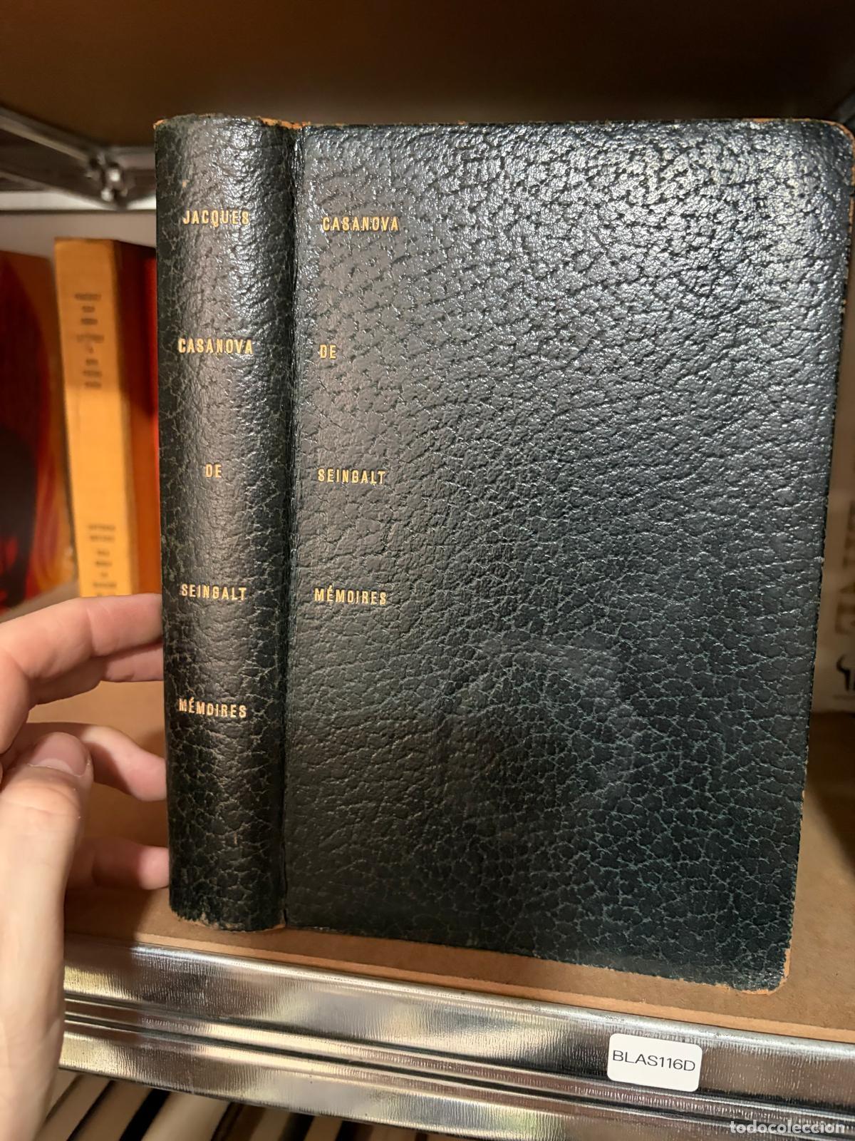 Libros de segunda mano: BLAS116D - Jacques Casanova de Seingalt - M&eacute;moires