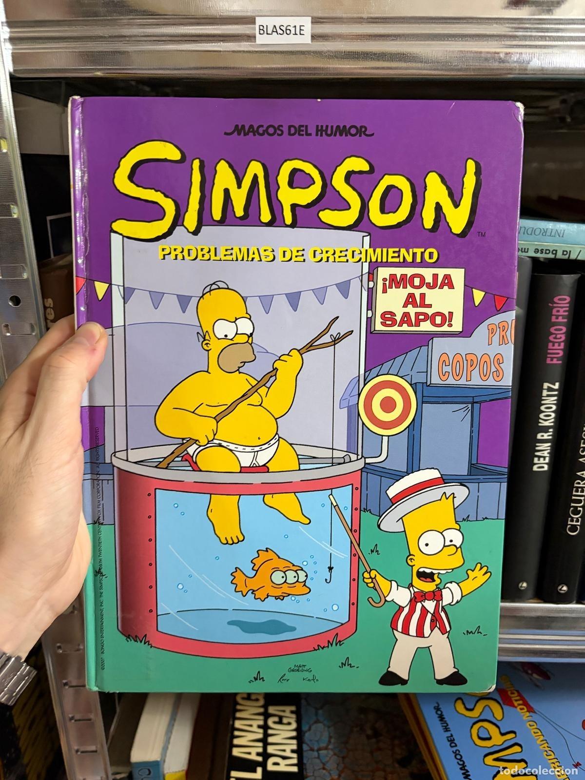 Libros de segunda mano: BLAS61E Los Simpson: Problemas de crecimiento - Magos del Humor