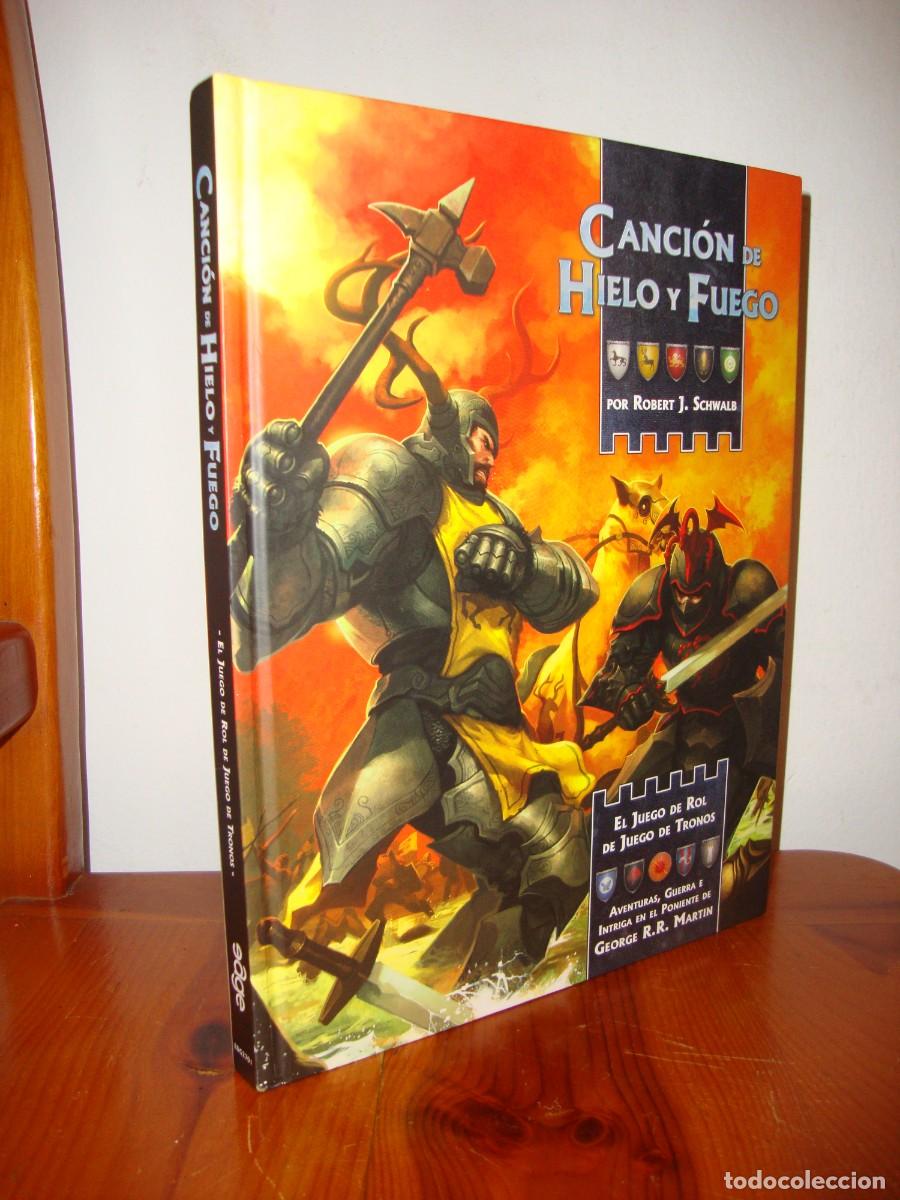 Libros de segunda mano: CANCION DE HIELO Y FUEGO. EL JUEGO DE ROL DE JUEGO DE TRONOS (EDGE) - ROBERT J. SCHWALB