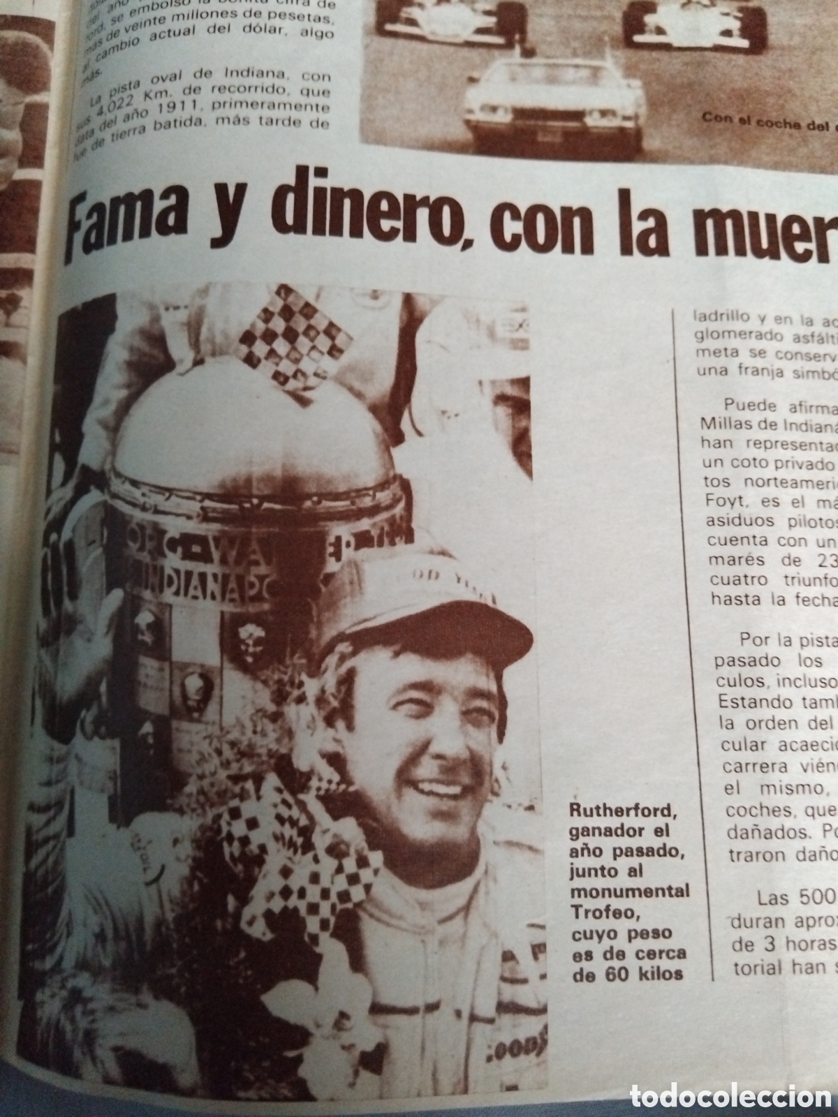 Libros de segunda mano: Prensa 500 Millas de Indian&aacute;polis en 1981 - Foto 5
