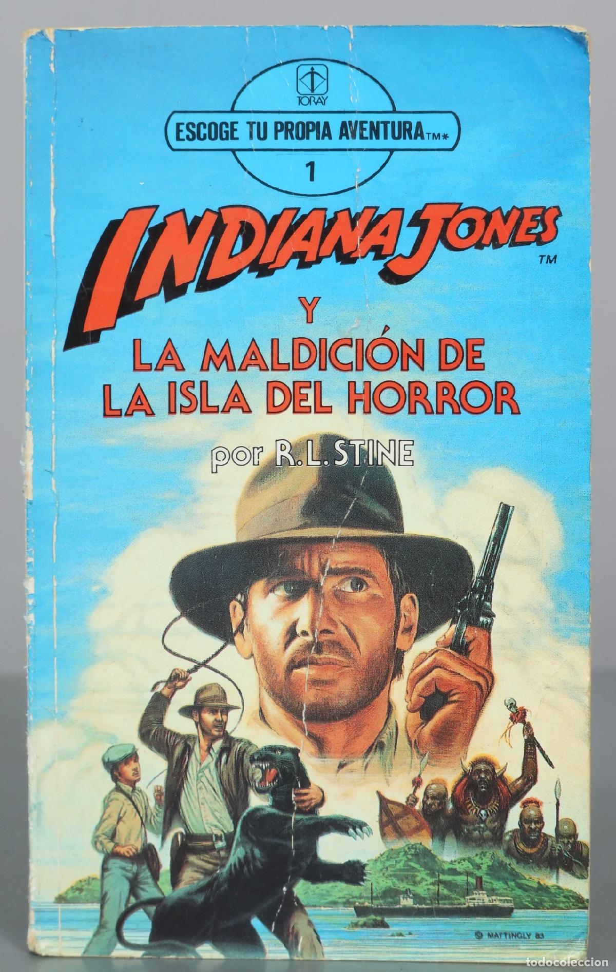 Libros de segunda mano: Indiana Jones y la maldici&oacute;n de la isla del horror - R. L. Stine - Ediciones Toray
