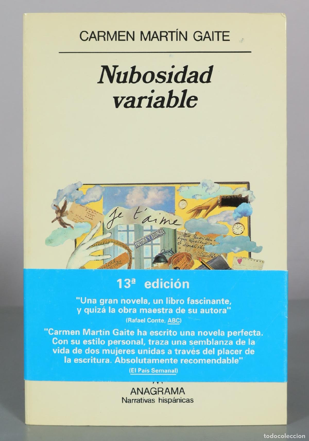 Libros de segunda mano: Nubosidad variable - Carmen Mart&iacute;n Gaite - Anagrama