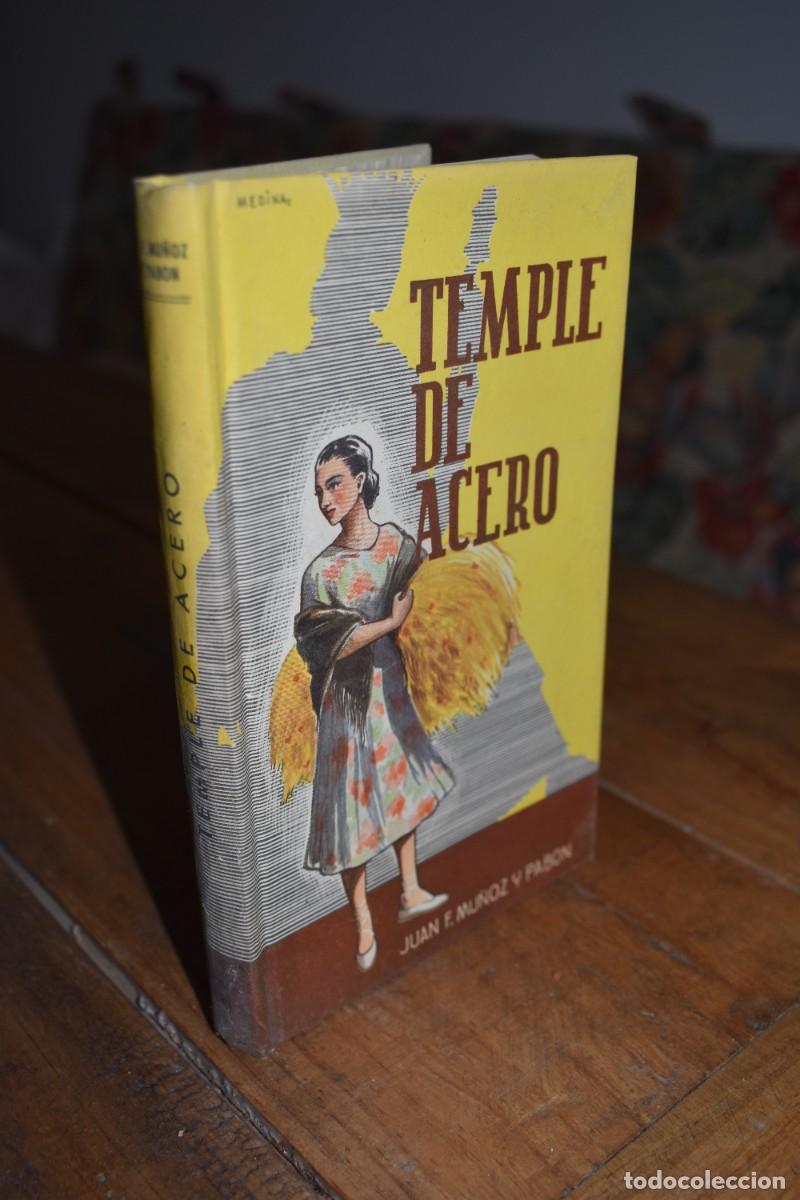 Libros de segunda mano: TEMPLE DE ACERO. Juan F. Mu&ntilde;oz y Pab&oacute;n. Apostolado de la prensa, 1956. Tapa dura