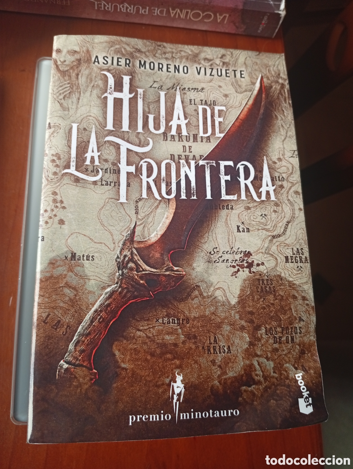 Libros de segunda mano: HIJA DE LA FRONTERA PREMIO MINOTAURO ASIER MORENO VIZUETE BOOKET