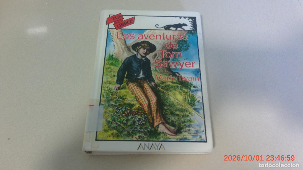 Libros de segunda mano: Mark Twain - Las aventuras de Tom Sawyer - Anaya Tus Libros 1&ordf; edici&oacute;n 1991