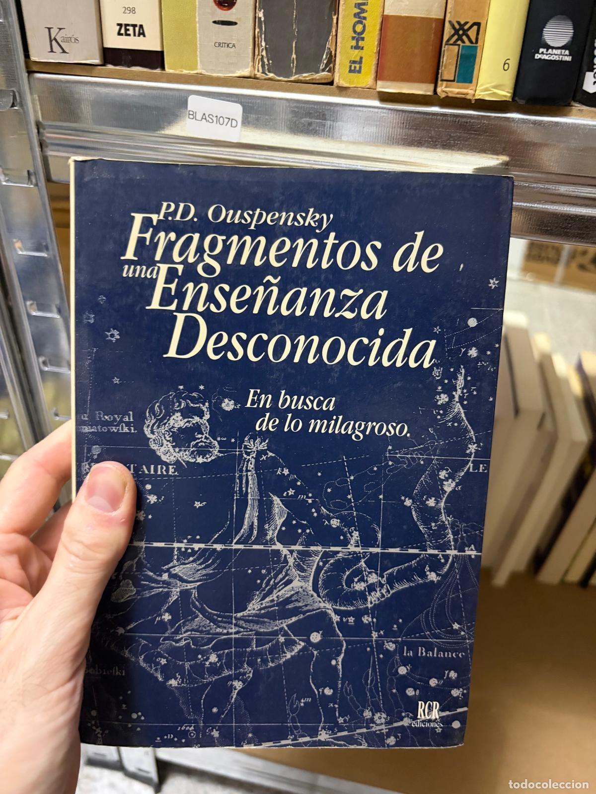 Libros de segunda mano: BLAS107D - P.D. Ouspensky - Fragmentos de una ense&ntilde;anza desconocida - RCR