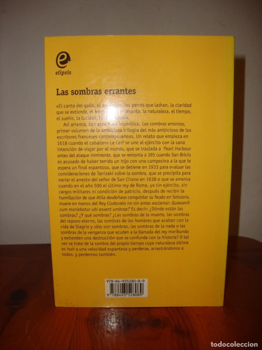 Libros de segunda mano: LAS SOMBRAS ERRANTES (ELIPSIS EDITORIAL) - PASCAL QUIGNARD - Foto 3